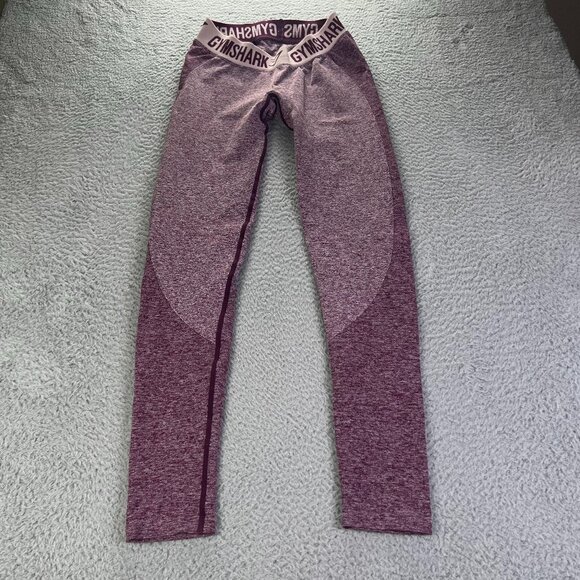 Gymshark Pants - Gymshark Seamless Flex Leggings Womens Small Heather Purple Athletic Workout